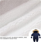 Baby Girl Winter Snowsuit Toddler Jacket Clothes For Boy Infant Jumpsuit Hoodied