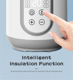 Bottle Warmer,Fast Baby Milk Warmer with Timer,Accurate Temperature to Preserve Fullest Nutrients in Breast Milk, with Defrost, Sterili-zing, Keep, Heat Baby Food Jars Function