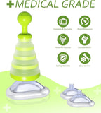 Choking Rescue Device, Anti Choking Device for Kids and Adults, Portable First Aid Choking Rescue, Airway Suction Device for Children and Adults - Home Kit