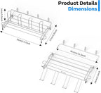 Bottle Drying Rack Stainless Steel Fold Water Bottle Drying Rack Organizer with Straw Holder for Baby Bottles,Cups, Mugs and Glass, Sports Bottles Dryer Countertop