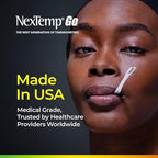 NexTemp® Go - Ready When You are - Single-Use Disposable Thermometers - Results in Seconds, for Work, Home, & Travel (24-Pack (Farenheit))