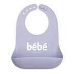 Bella Tunno Baby Bib for Eating, Waterproof Silicone Bib with Large Food Catcher, Adjustable Fit for Babies 4-12 months & Toddlers 1-3 Years, Boys & Girls, Bebe