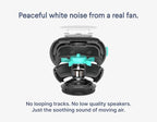 SNOOZ Smart White Noise Sound Machine - Real Fan Inside for Non-Looping White Noise, Sleep Aid for Adults, Travel, Sleeping, Bedroom, Portable, Baby Registry Essential - Cloud