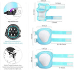 Adjustable Kids Helmet with Knee Pad, Elbow Pads & Wrist Guards - Toddler Bike Helmets for Ages 3-5, 5-8, 8-14 Years - Perfect for Skating, Biking, Cycling, and Skateboard - for Boys and Girls