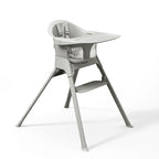 Mompush Olli 7-in-1 Convertible High Chair for Babies and Toddlers – Adjustable Height & Footrest, Dishwasher-Safe Tray, Compact Foldable Design for Easy Storage & Travel, Lightweight Yet Durable