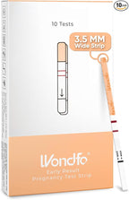 Wondfo 3.5mm Early Result Pregnancy Test Strips - Get Results 6 Days Sooner Than Missed Period-Sensitive and high-Accuracy HCG Testing Kit at 10 MIU/ml Cut-Off -[10 Packs]