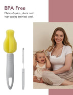 Momcozy Cleaning Brush Kit Compatible with Momcozy Wearable Breast Pump. Original M5 Replacement Accessories, 1 Pack