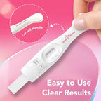 Easy@Home Pregnancy Test Sticks: 5 Count - Reliable and Early Detection Pregnancy Sticks - Precise Results in Minutes - Easy to Use at Home Urine Pregnancy Tests with Curved Handle