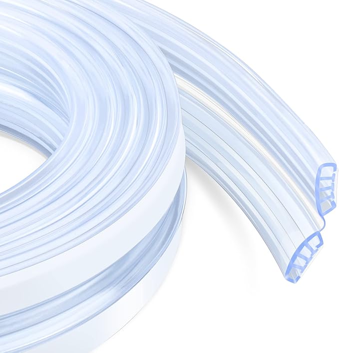 Baby Proofing,16.4ft(5M) Silicone Soft Corner Protectors with Pre-Taped Strong Adhesive, Edge Protectors for Sharp Corners of Cabinets, Tables