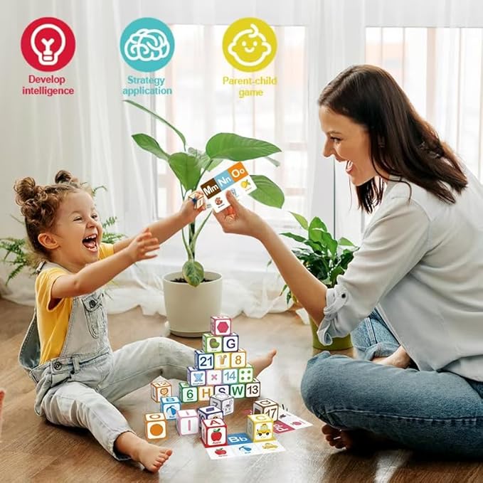Children's Multiple Activity Toys Educational Alphabet Building Blocks Set