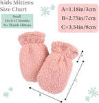 Zsedrut Baby Boys Winter Glove Warm Toddler Infant Girls Mittens Fleece Lined Gloves 1-7 Years