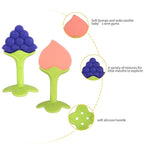 Baby Teething Toys 3-6 Months, Silicone Baby Teether Freezer BPA Free, Babies Teething Relief Sore Gums, Banana Finger Toothbrush, Fruit Shape Giraffe Teether for Infant Boys and Girls