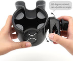 Accmor Stroller Cup Holder with Phone Holder, Bike Cup Holder, Universal Cup Holder for Uppababy Nuna Doona Strollers, 2-in-1 Cup Phone Holder for Stroller, Bike, Wheelchair, Walker, Scooter