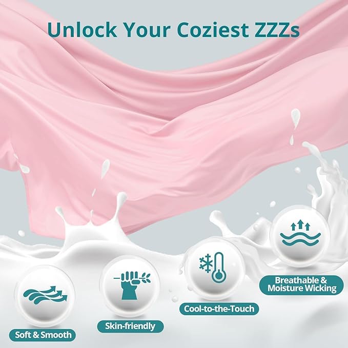 Sasttie Pregnancy Pillows for Sleeping, U Shaped Cooling Full Body Pillow with Removable Cover, Pregnant Women Must Haves, Maternity Essential, Light Pink