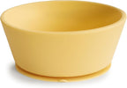 mushie Silicone Suction Bowl | BPA-Free Non-Slip Design (Daffodil)