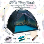 Kids Play Tent-61”x61”x45”Imaginative Play Popup Tent Space World Tent for Kids Indoor/Outdoor Fun-Kids Galaxy Dome Tent Playhouse for Boys and Girls,Perfect Kid’s Gift