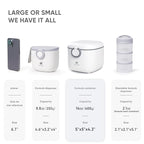 Termichy Milk-Powder Formula Dispenser Container: 14OZ Baby Formula Storage Container for Travel - Portable Formula Holder 400g