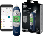 Braun ThermoScan 7+ Connect Digital Ear Thermometer - Family Care App Compatible, Age Precision Technology, Color-Coded Display, No. 1 Brand Recommended by Pediatricians