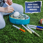 The Eggmazing Egg Decorator The DinoMazing Dinosaur Egg Refill - for The DinoMazing Egg Decorating Spinner by EggMazing - Egg with Mystery Dinosaur and Non-Toxic Slime - 6 Eggs