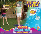 Gazillion Kid in a Bubble | Giant Wand | Child inside the Bubble | For Children, Pets, Parties, Celebrations, Outdoor | Toys and Gifts for Children Aged 3 and Up