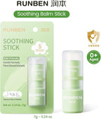 RUNBEN 2Pcs Mosquito Bite Itch Relief Stick, Anti Itch Cream Stick from Bug Bite, Itch Relief for Baby Kids, Summer Camping Essentials, Plant-Based, Travel-Pocket Size