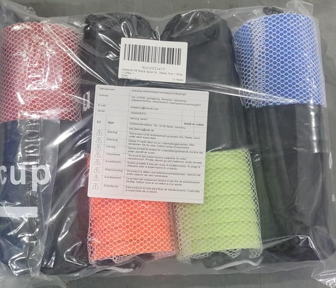 yeesport 48 Pcs Sport Stacking Cups, Sport Training Game for Challenge Competition, Plastic Stacking Cups, Classic Family Game for Kids and Adults, Red+Blue+Green+Orange