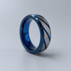 EDC Fidget Slider Fidget Toy Adult Stress Relief Metal Ratchet Ring Jewelry ADHD Recreational Fidget Toy Tactile Coin (Blue, 14)