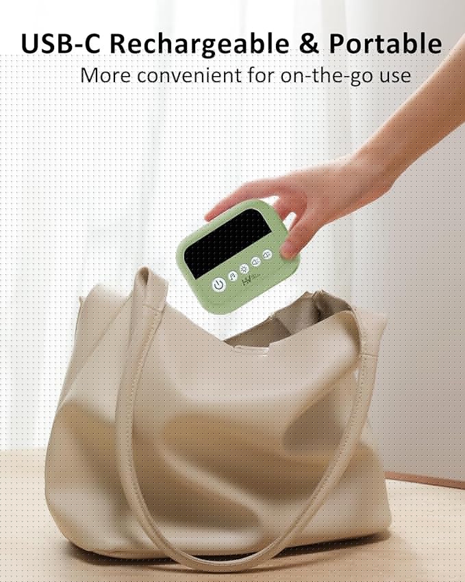 HEYVALUE Nasal Aspirator for Baby, Hospital Grade Nose Sucker with 9 Levels Suction, Night Light and Nursery Rhyme Soothing, Electric Nose Suction for Baby with Food-Grade Silicone Tips Green