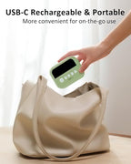 HEYVALUE Nasal Aspirator for Baby, Hospital Grade Nose Sucker with 9 Levels Suction, Night Light and Nursery Rhyme Soothing, Electric Nose Suction for Baby with Food-Grade Silicone Tips Green