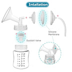 8 Duckbill Valves and 4 Silicone Membrane for Spectra and Motif Luna. Replacement Accessories for Spectra S1 S2 9 Plus SG Pumps (Not Original Accessories)