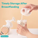 NCVI Breastmilk Storage Bags, 180 Count Milk Storage Bags for Breastfeeding, 7oz Breast Milk Storage Bags with Temp-Sensing, Doubled-Sealed, Hygienically, Self Standing, Easy Pour Spout, BPA Free