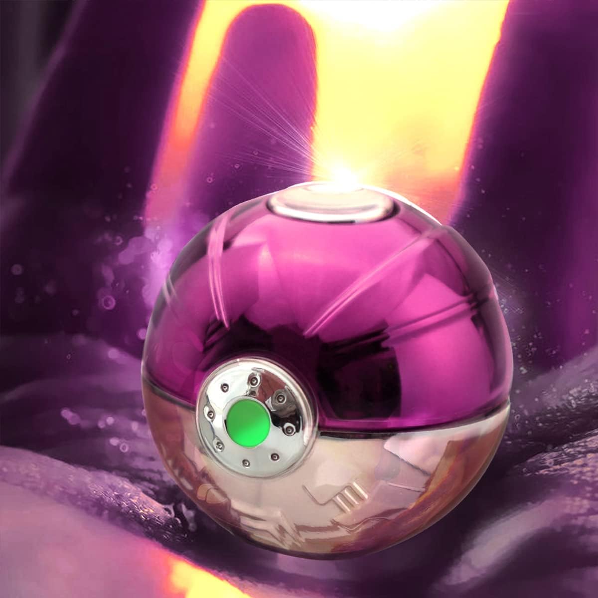 Cool Stress Ball Fidget Spinner Toys Metal, Ball Finger Hand Spinner Gifts for Kids Adults, Sensory Fingertip Gyro Toys Spinning for Anti Anxiety Stress Relief, Desk Toys for School Office