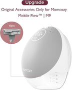 Momcozy Original Replacement Accessories for Upgraded Mobile Flow | Upgraded M9,Original Upgraded M9 Breastfeeding Parts,Valve，2 Pack