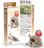 Eugy Hedgehog 3D Puzzle, 24 Piece Eco-Friendly Educational Toy Puzzles for Boys, Girls & Kids Ages 6+