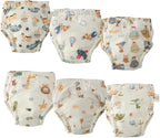 Baby Training Underpants,Soft Cotton Absorbent Potty Training Underwear For Baby Boys And Girls 6 Pack