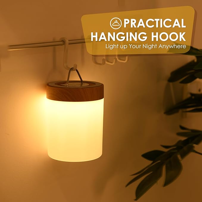 Night Light for Kids Baby, Dimmable Touch Lamp for Nursery, 11 RGB Colors 5 Brightness, Portable Rechargeable Bedside Table Lamp for Nightstand, Kids Night Light for Bedroom Living Room