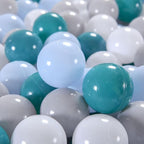 GOGOSO Ball Pits Balls for Toddlers Pack of 50 100 200 Plastics Shape Ball Non-Phthalate Non-BPA Non-Toxic 2.2-Inch Crush Proof Play Balls