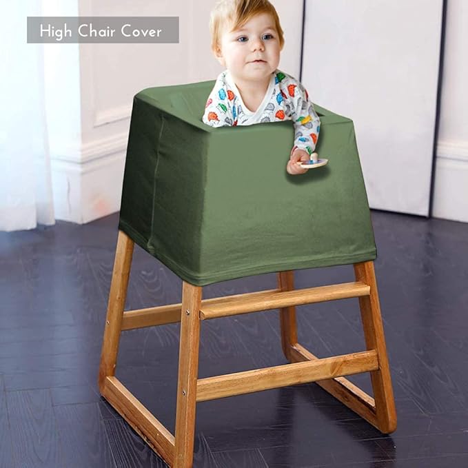 Yoofoss Nursing Cover Breastfeeding Scarf - Baby Car Seat Covers, Infant Stroller Cover, Strechy Carseat Canopy for Boys and Girls (Dark Green)