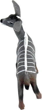 FUNSHOWCASE African Jungle Animals Gray Lesser Kudu Female Toy Figure Realistic Plastic Figurine Height 2.6-inch