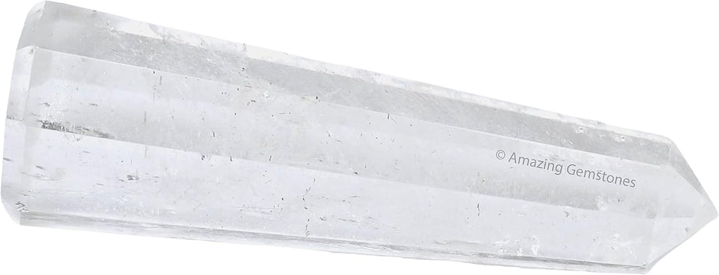 Amazing Gemstone Clear Quartz Crystal Towers - Natural Healing Crystal Point Obelisk for Reiki Healing and Crystal Grid (3 Inch)
