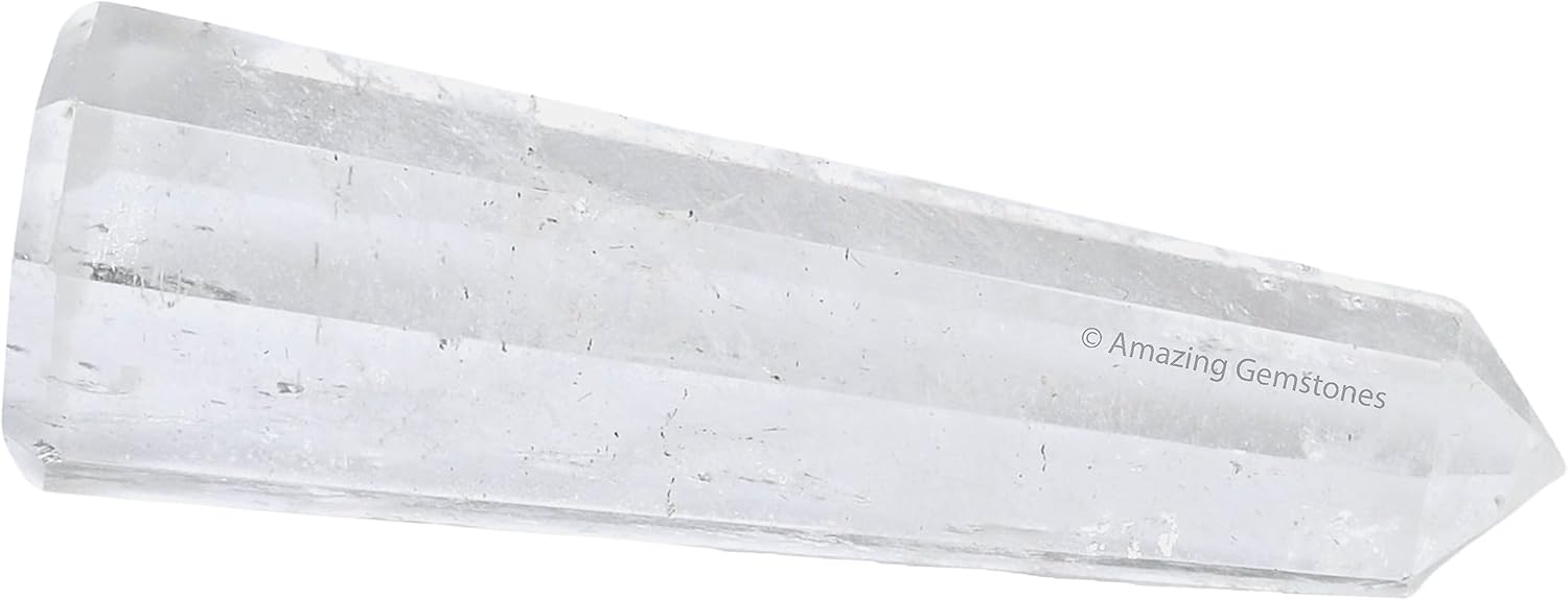 Amazing Gemstone Clear Quartz Crystal Towers - Natural Healing Crystal Point Obelisk for Reiki Healing and Crystal Grid (3 Inch)