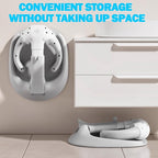 Toddler Bath Stand-ABS & TPE Material, Foldable & Adjustable 5 Levels Infant Bath Seat for Babies 6 Months to 3 Years Old, Non-Slip|Easy to Clean|Convenient for Travel, No Assembly Need