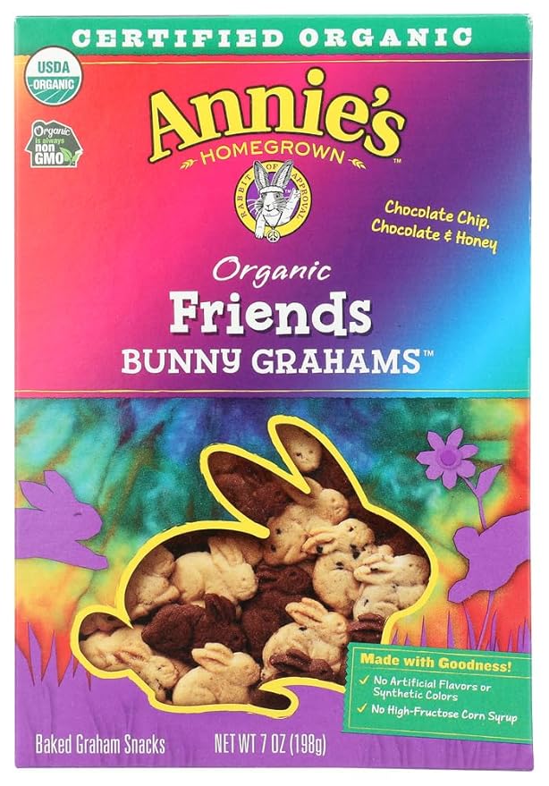 Annie's Organic Friends Bunny Grahams 7oz, pack of 1