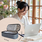 Insulated Breastmilk Cooler Bag with 2 Ice Packs - Breastmilk Cooler Organizer Bag for Daycare, Breastfeeding Mom Travel Outdoor