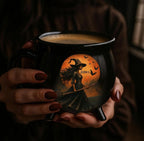 Custom Witch Cauldron Mug, Witch Themed Halloween Coffee Mug, Personalized Witches Brew Halloween Coffee Mug For Women, Besties, Family, Witches Cauldron (3 Pcs)