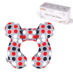 KAKIBLIN Baby Travel Pillow,Baby Neck Pillows for Car Seat,Upgraded Baby Head Pillow,Toddler Head and Neck Baby Support Pillow for Car Seat, Pushchair,Travel (Grey Pot)