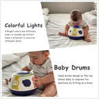 TUMAMA Baby Toy Gifts for Newborn, Toddlers Night Light Star Projector, Baby Sleep Soother Sound Machine, Talking Baby Toys