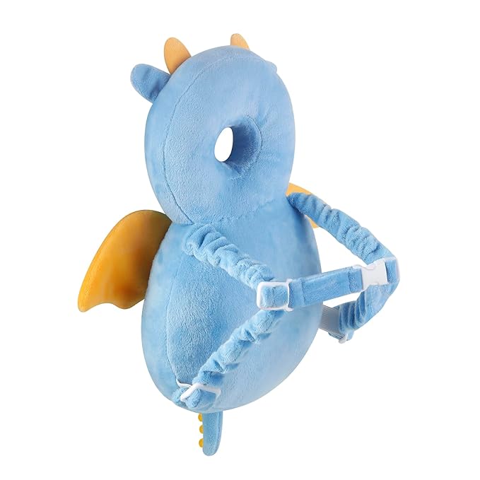 PandaEar Baby Head Protection Backpack, Toddler Walking Head Protector, Adjustable Head Protector Pad Safety Cushion (Blue)