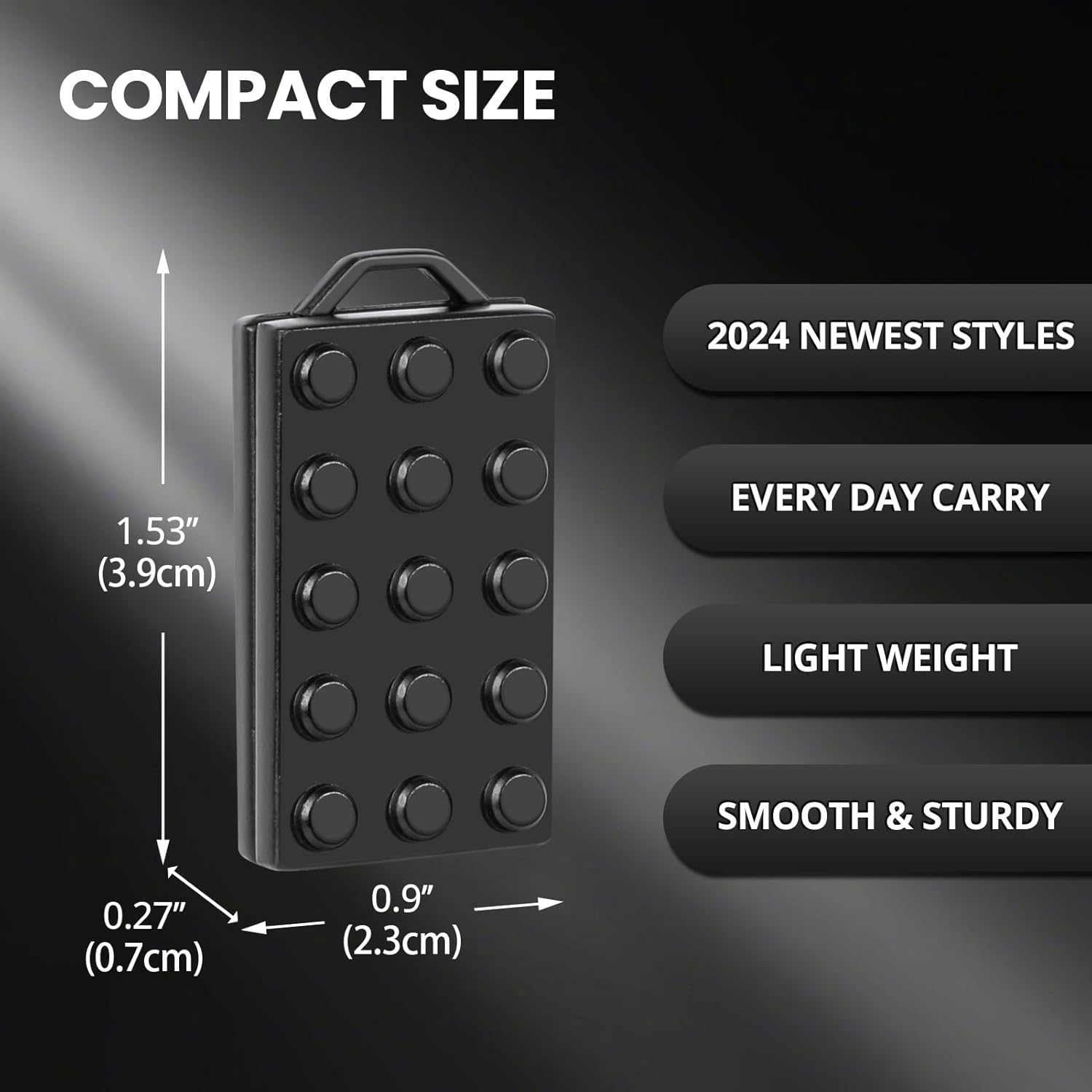 EDCFANS Fidget Slider, Fidget Toys Adults, EDC Metal Magnetic Fidgets Toys for Adult Anxiety ADHD, Sensory Toys Adults, Small Fidget Stress Toys, Desk Toys for Office, Cool Gadgets Gifts for Teens Men