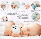 Baby Nail Trimmer 6 in 1, Usage Labeled Case, Royal Angels Baby Electric Nail File, Baby Grooming Kit Manicure Set for Toddler and Adults, Newborn Toddler Toes & Fingernails Nail Care Kit (Babyblue)